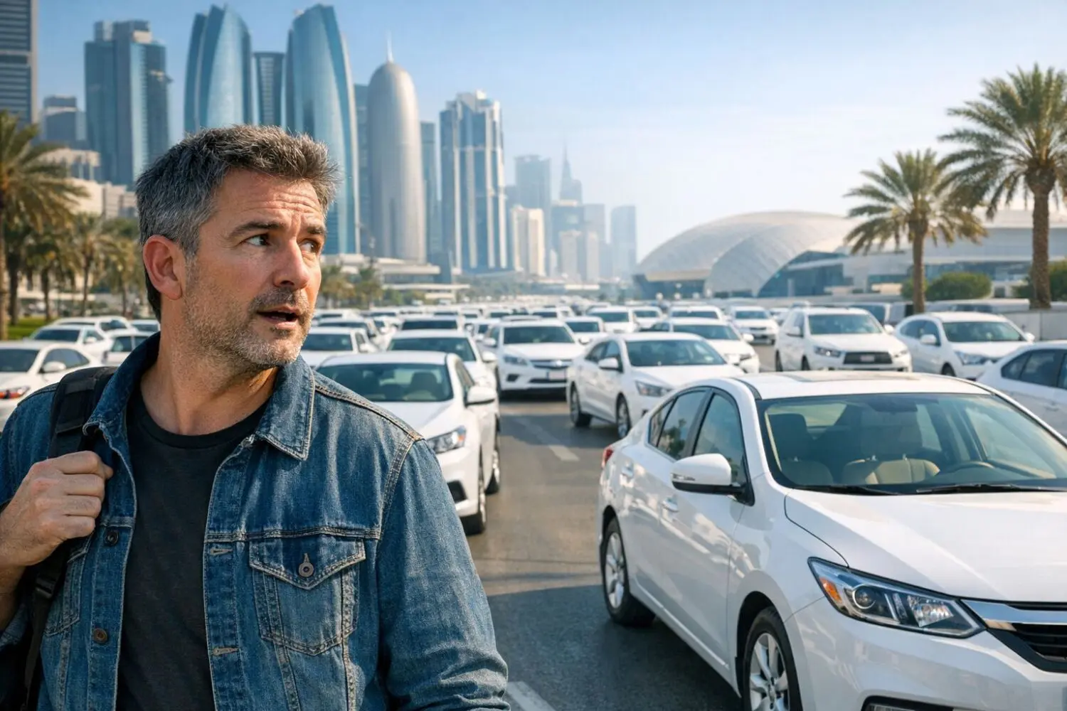 Gonzalo (44), autónomo: ‘Acabo de llegar de viaje y he alucinado con este país donde todos los coches son de color blanco por obligación’