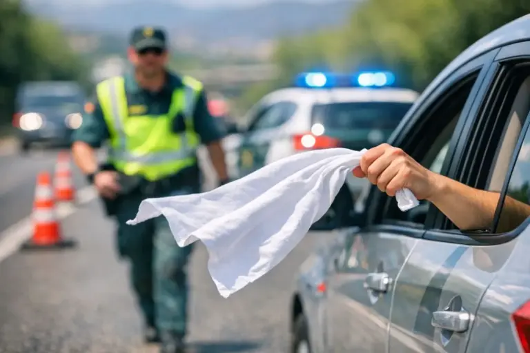 La multa de 300 euros que la Guardia Civil te pondrá por sacar un pañuelo blanco por la ventana en caso de emergencia
