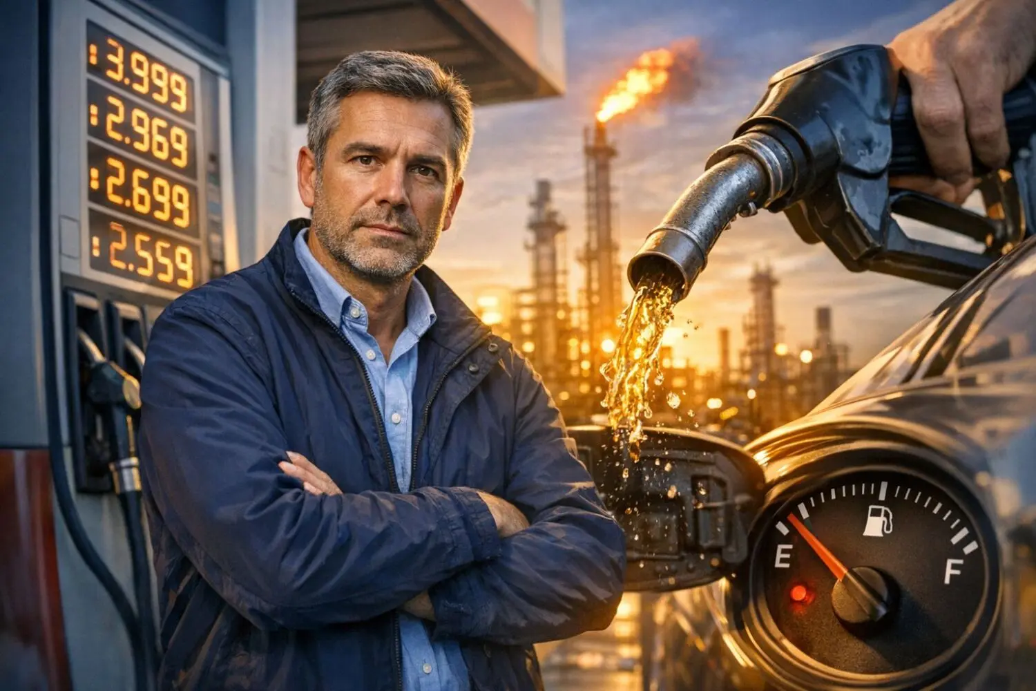 Alberto (44), experto en hidrocarburos: ‘Aunque en el BOE está aprobada la bajada del IVA a los combustibles, hay un motivo por el que sus precios aún suben’