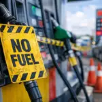 Si ves una de estas gasolineras en tu camino, no te pares: Tienen colgado el cartel de ‘No hay combustible’