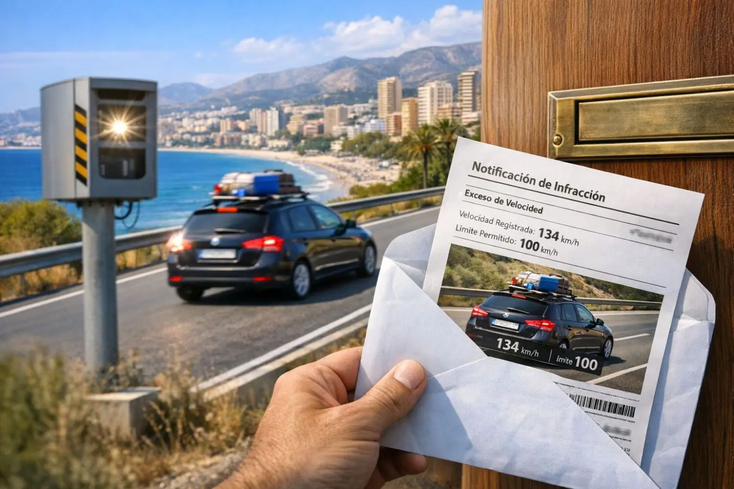 Si en Semana Santa viajaste a Levante, la DGT no va a tardar mucho en enviarte una multa de tráfico a casa