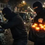 «No tengo baliza ni nada de valor en el vehículo»: el cartel que se hizo viral por los idiomas en los que está escrito