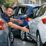 Óscar (42), profesor de autoescuela: «Así de fácil sacas tu coche si te han aparcado pegado delante y detrás»