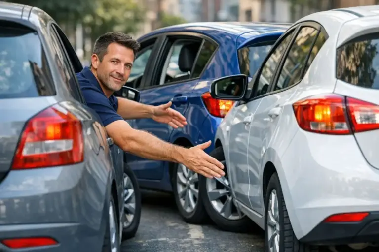 Óscar (42), profesor de autoescuela: «Así de fácil sacas tu coche si te han aparcado pegado delante y detrás»