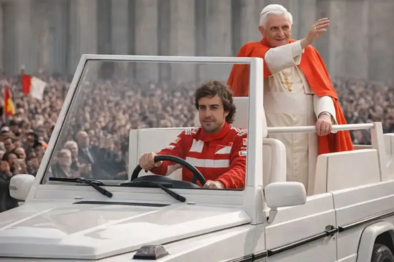 El día que el Vaticano pidió a Fernando Alonso que condujera el coche del Papa