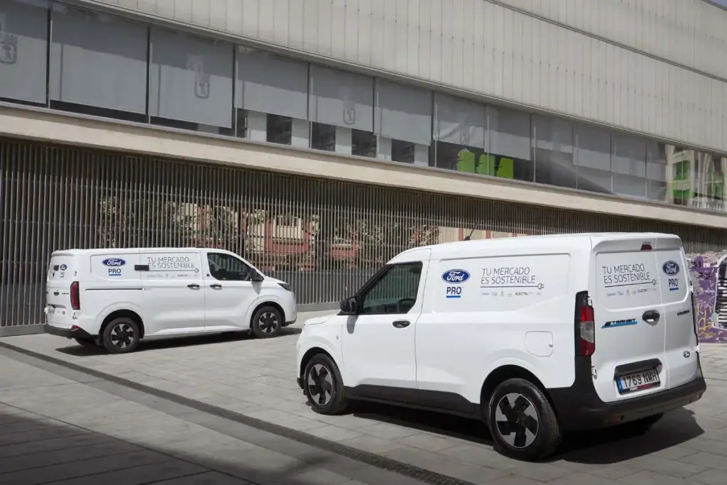Ford Pro, mercados, Madrid, E-Transit Custom, E-Transit Courier
