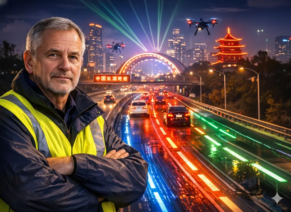 Roberto (52), técnico de seguridad: ‘En China parece que las carreteras llevan directas a la ‘Ruta del Bacalao’ con esta particular tecnología’