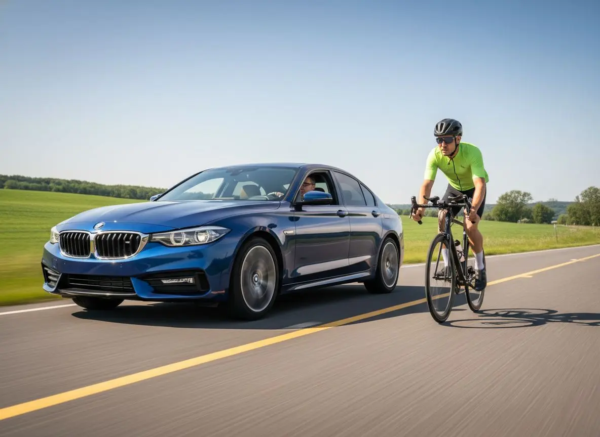 Carlos, profesor de autoescuela: ‘No hagas el capullo circulando por el medio de la carretera cuando adelantes a un ciclista’