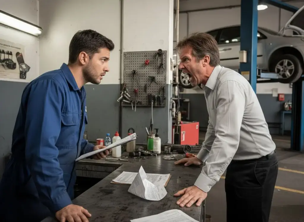 IA conductor enfadado taller Motor16