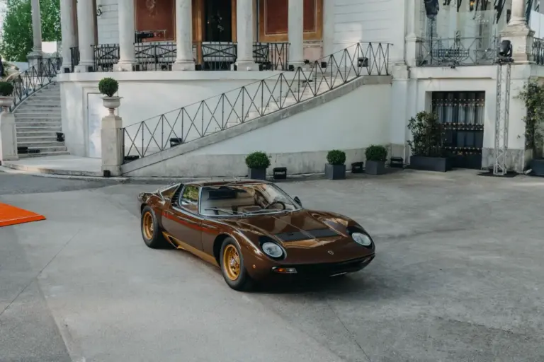 Un Lamborghini Miura SV de 1972, la gran joya del Anantara Concorso Roma