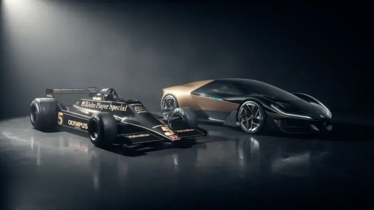 Lotus lleva el Theory 1 a la Milan Design Week como homenaje a su historia en Fórmula 1