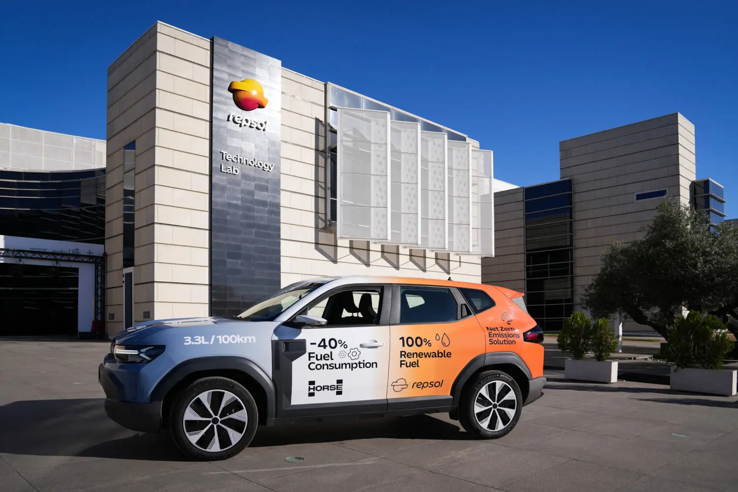 HORSE y Repsol presentan el H12 Concept, un motor híbrido con gasolina 100% renovable: emisiones 0 y 40% de reducción de consumo