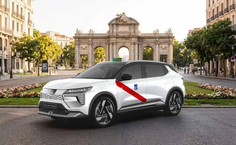 Mitsubishi Eclipse Cross EV. Lo verás como taxi eléctrico en Madrid