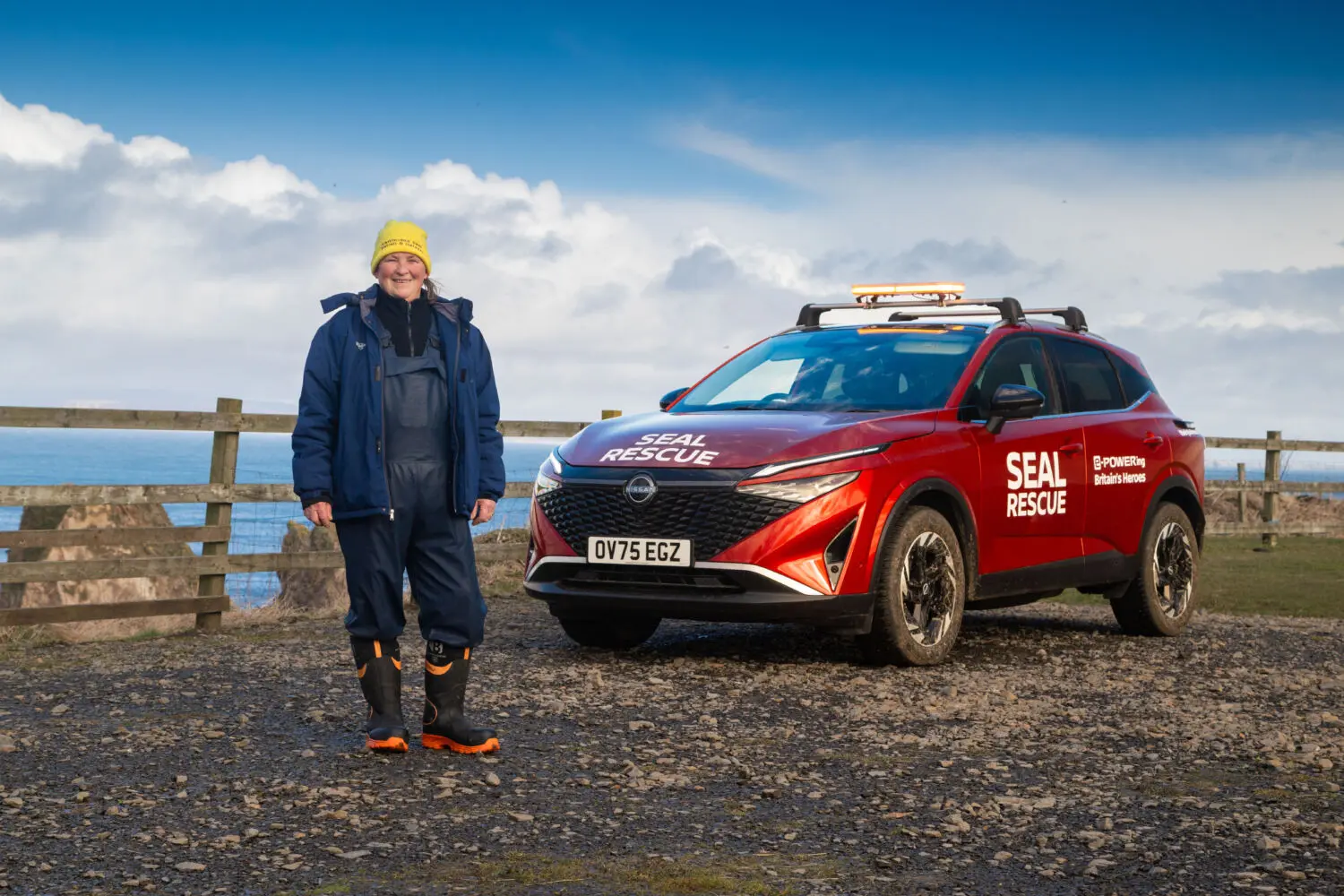 El Nissan Qashqai e-POWER que rescata focas en el norte de Escocia