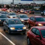 La multa de la Guardia Civil si realizas este movimiento en un atasco