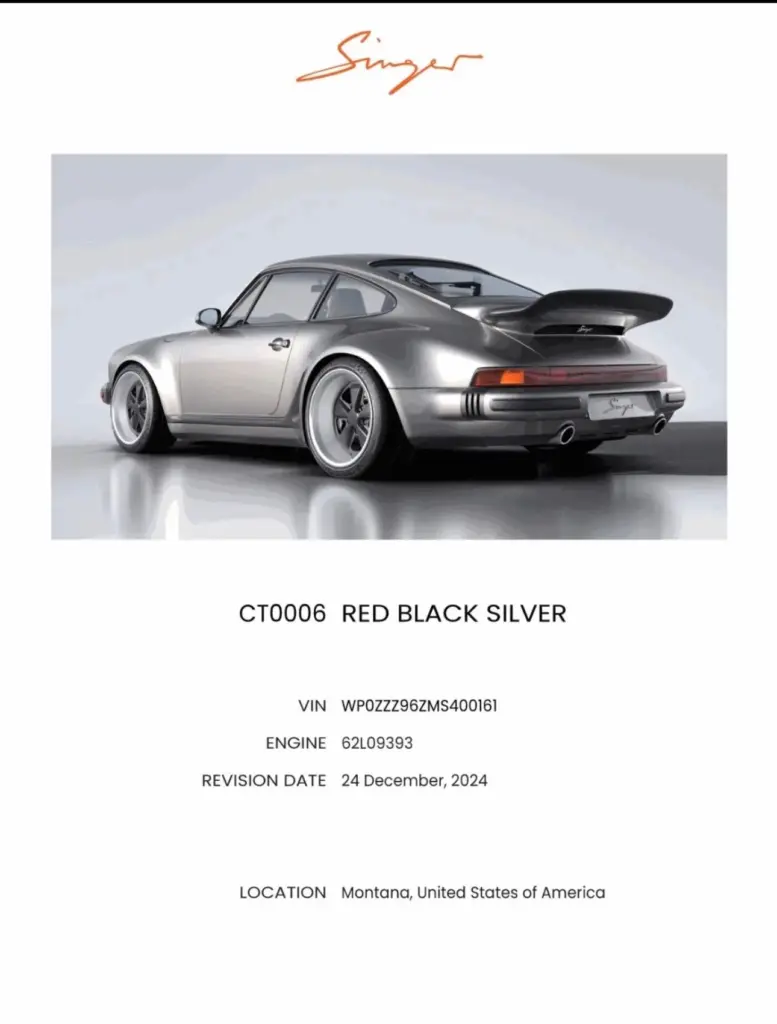 Este Porsche 911 Turbo de Singer es uno de los restomods más deseables sobre la base del 964, y está a la venta