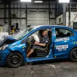 La Guardia Civil explica qué es el efecto «bolsa de papel» en caso de un choque