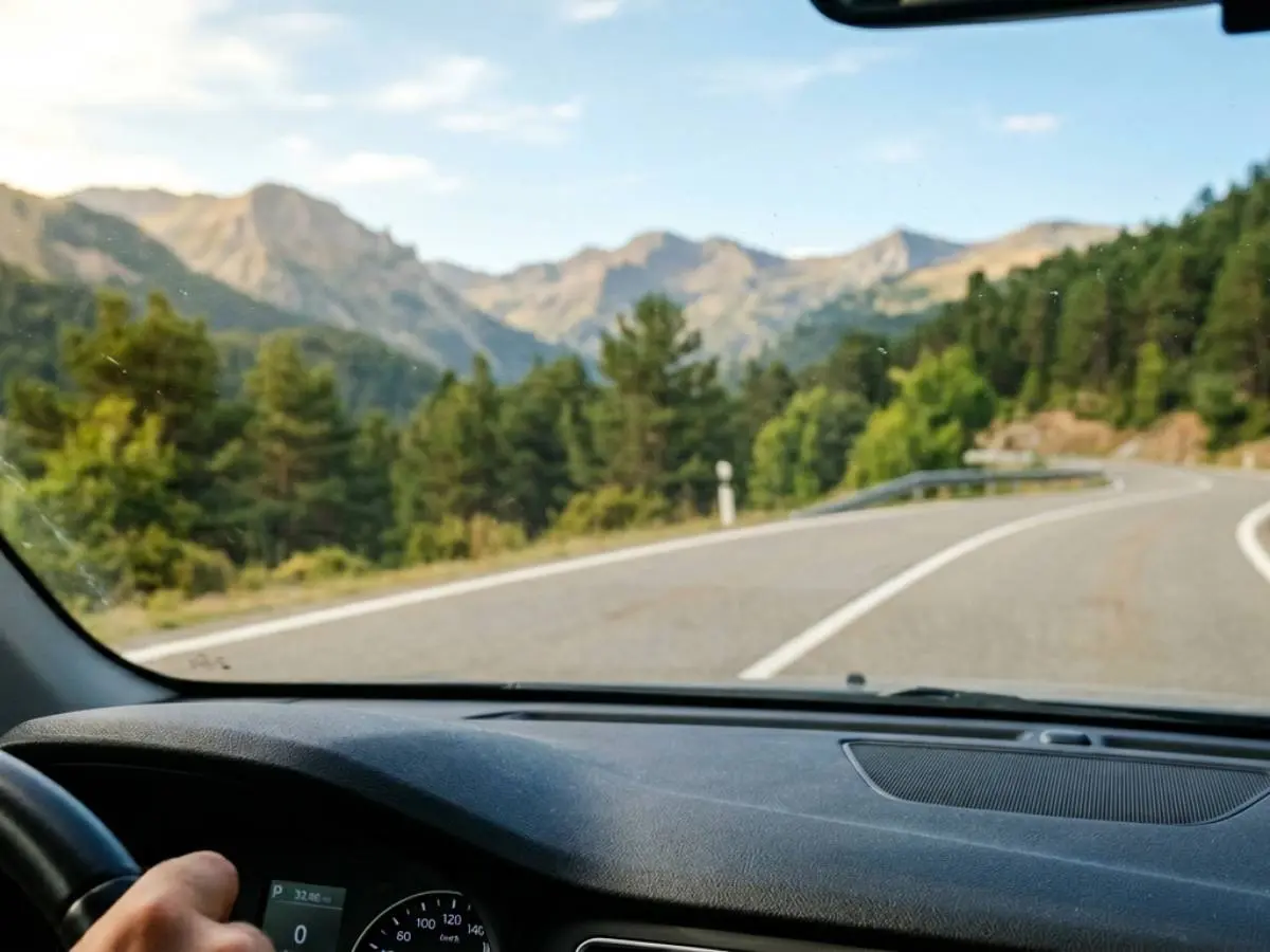 ruta por carretera secundaria