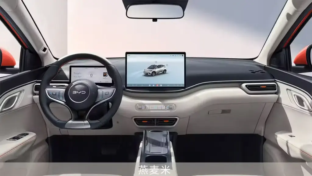 2026 BYD Seagull LiDAR. Imagen interior.