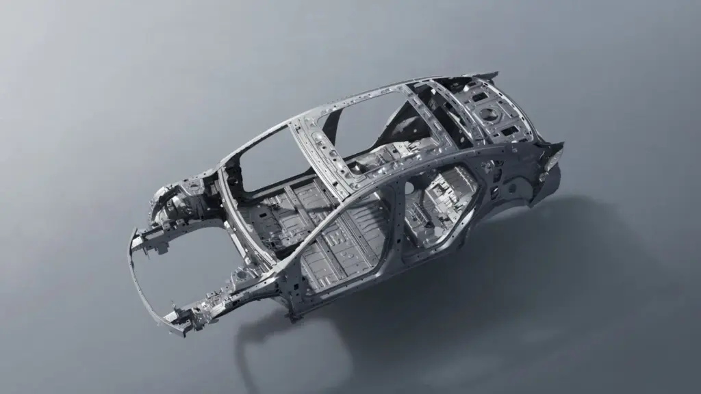 BYD y su compromiso con la seguridad de vanguardia, desde su modelo más asequible 2 Motor16 2026 BYD Seguridad. Imagen estructura.