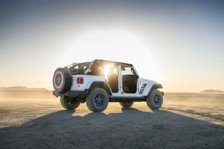 Jeep se marca el Wrangler que hubiera querido conducir el Capitán América