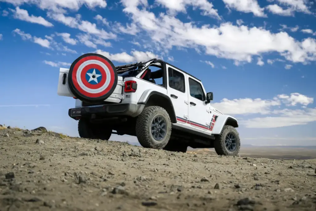 Jeep se marca el Wrangler que hubiera querido conducir el Capitán América 6 Motor16 2026 Jeep Wrangler America250 Edition 4 Motor16
