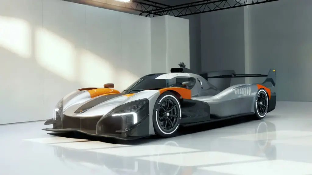 2026 McLaren MCL-HY GTR. Imagen estudio.