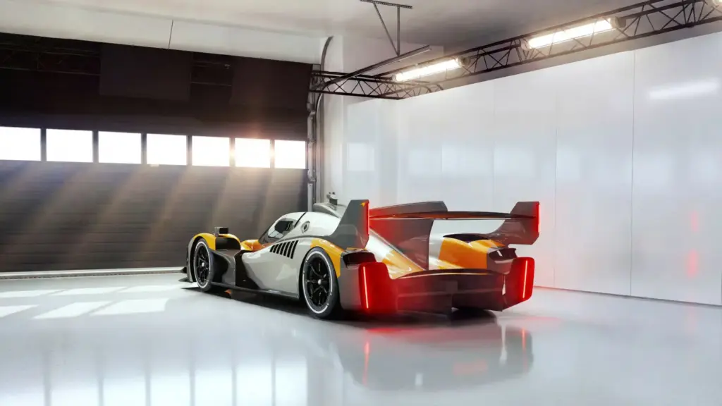 2026 McLaren MCL-HY GTR. Imagen trasera.