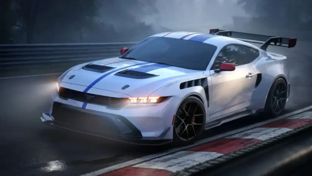 El espíritu americano tiene forma de Ford Mustang GTD 3 Motor16 2026 Ford Mustang GTD Spirit of America. Imagen delantera.