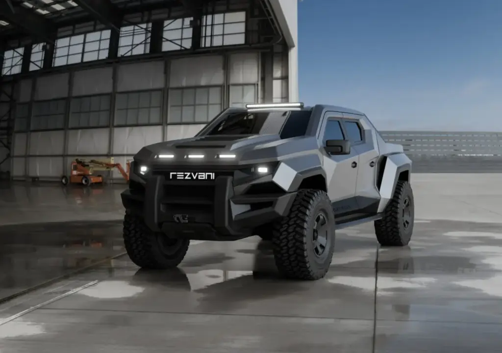 2026 Rezvani Fortress. Imagen delantera.