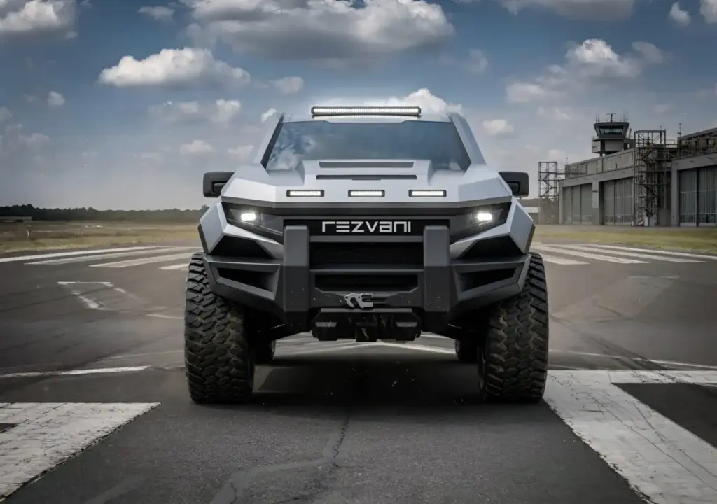 2026 Rezvani Fortress. Imagen frontal.