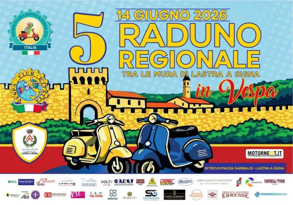 Vespa cumple 80 años: La gran concentración en Italia para celebrar el aniversario 1 Motor16 20260614 VCLastraaSigna Motor16