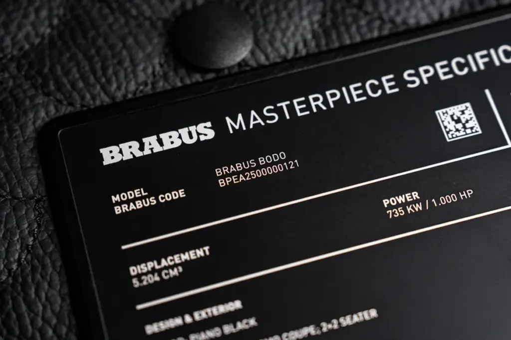 BRABUS BODO: el Gran Turismo de 1.000 CV construido en honor al fundador de la marca 20 Motor16 BRABUS BODO 17 Motor16