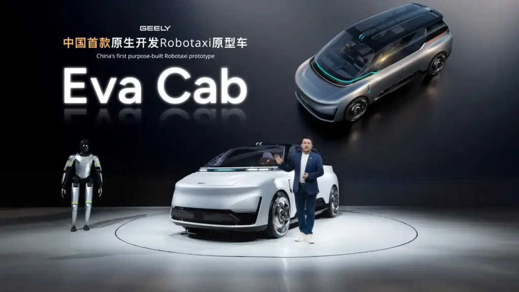 Geely acelera hacia la movilidad del futuro: desde satélites a vehículos voladores 1 Motor16 Geel Robotaxi Motor16