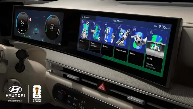 Hyundai lleva el Mundial de fútbol a tu coche con un tema exclusivo protagonizado por sus robots