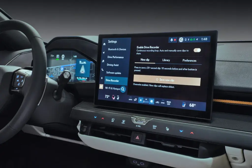 Lexus reinventa la cabina: así es el nuevo sistema multimedia Interface que debuta en el ES 2026 9 Motor16 Lexus Interface Drive Recorder 2 Motor16