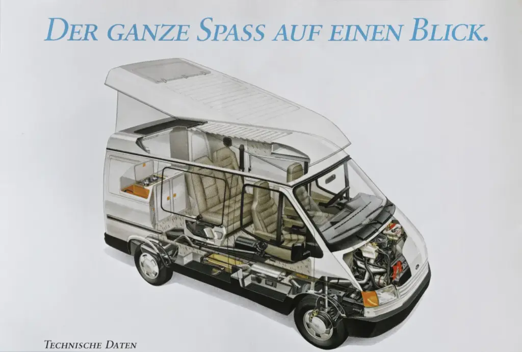 Ford Nugget o los 40 años de la Transit convertida en autocaravana 27 Motor16 Nugget 40th anniversary original brochure 07 Motor16