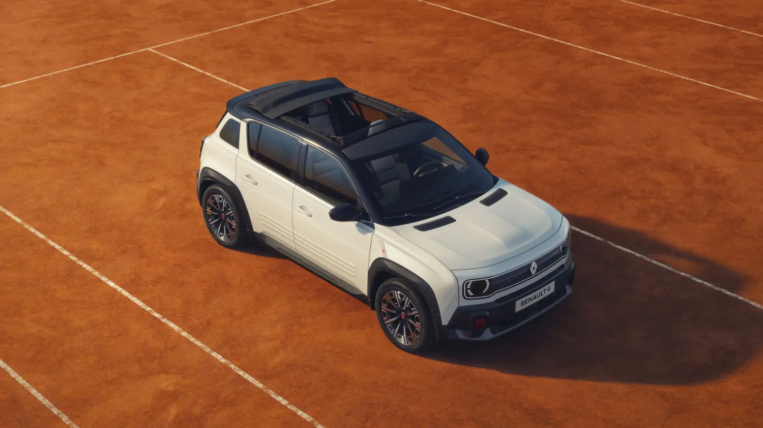 El Renault 4 Roland Garros show car se presentará en el mítico torneo parisino
