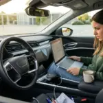 Ya puedes comer o trabajar sin bajarte del coche con este accesorio de Amazon por menos de 12 euros