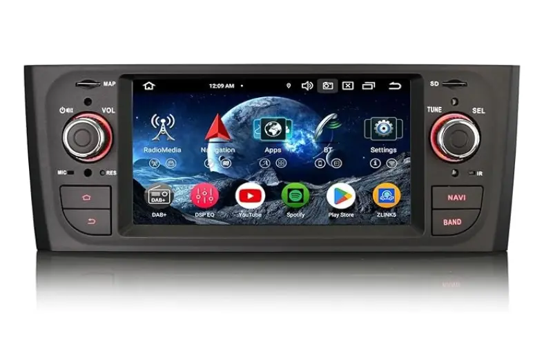 El mejor navegador para coche en 2026: GPS dedicado, pantallas CarPlay y autoradios Android 7 Motor16 erisin Fiat Motor16