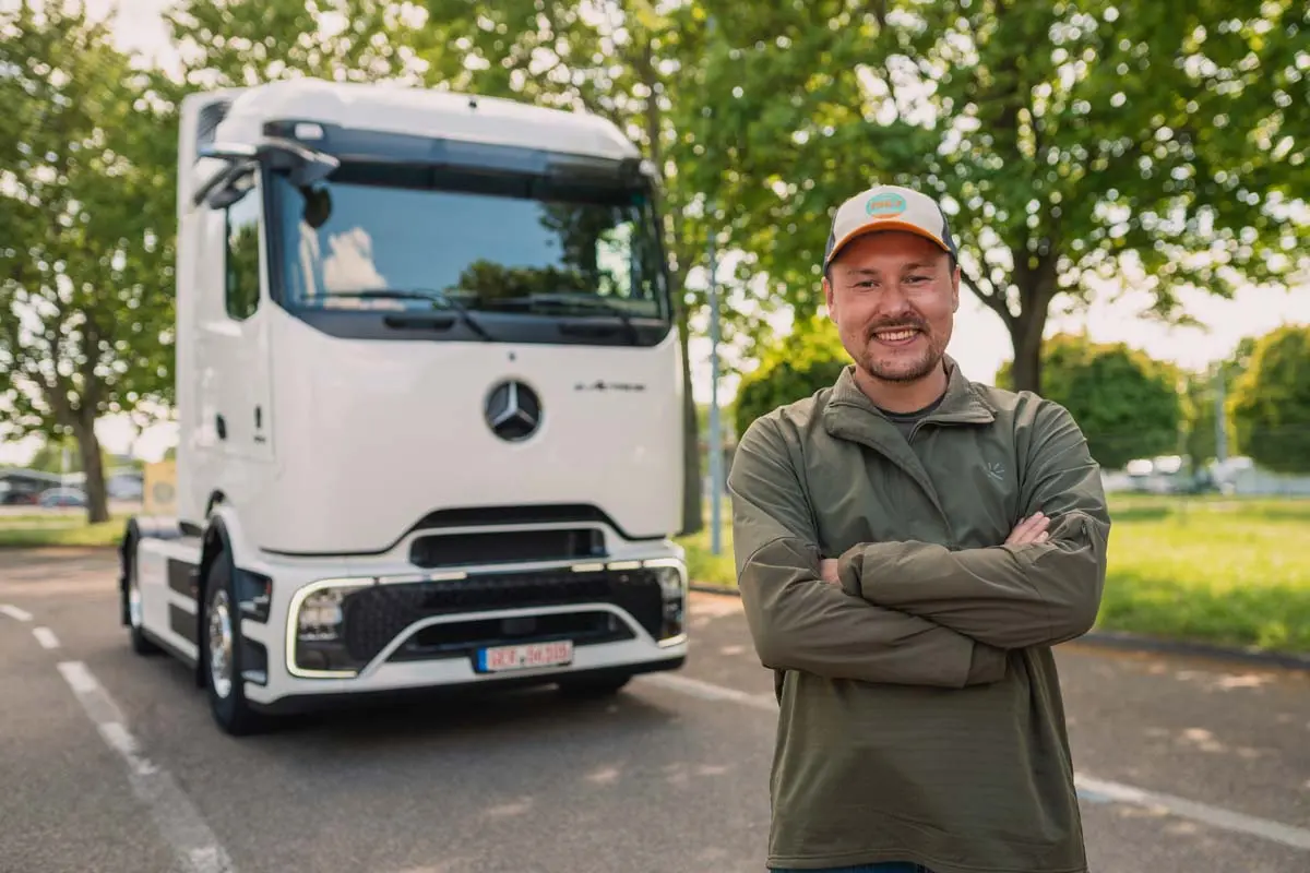 Tobias Wagner, Mercedes Benz eActros 600, vuelta al mundo