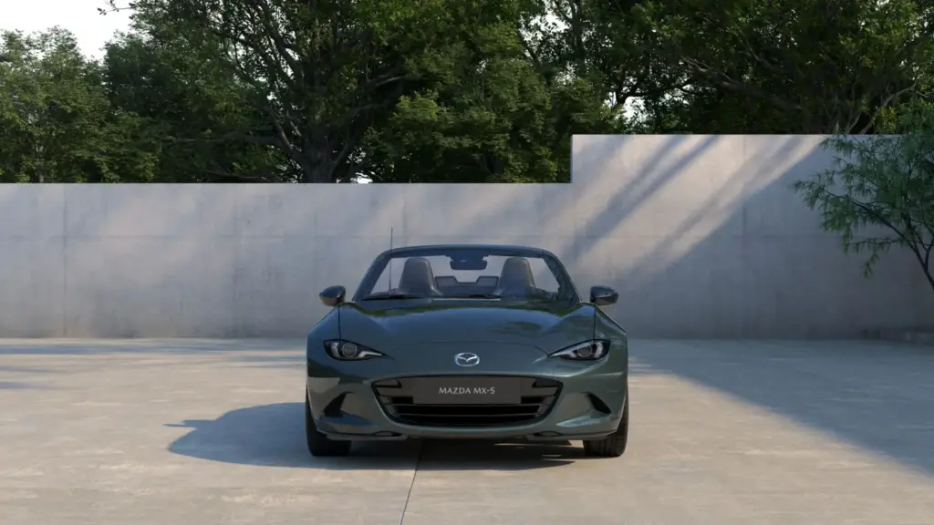 Mazda y su 'verde, te quiero verde' gracias a un nuevo color que causará sensación 5 Motor16 02 MX 502 2027 Mazda MX 5 Películas exteriores verde zinc Fotos delanteras 16 9 Motor16