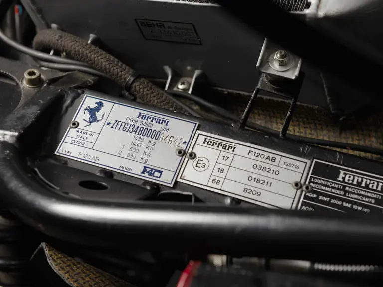 Este Ferrari F40 con matrícula y casi de carreras apunta a acariciar los 4 millones de euros 27 Motor16 1990 Ferrari F40 Michelotto 2 Motor16