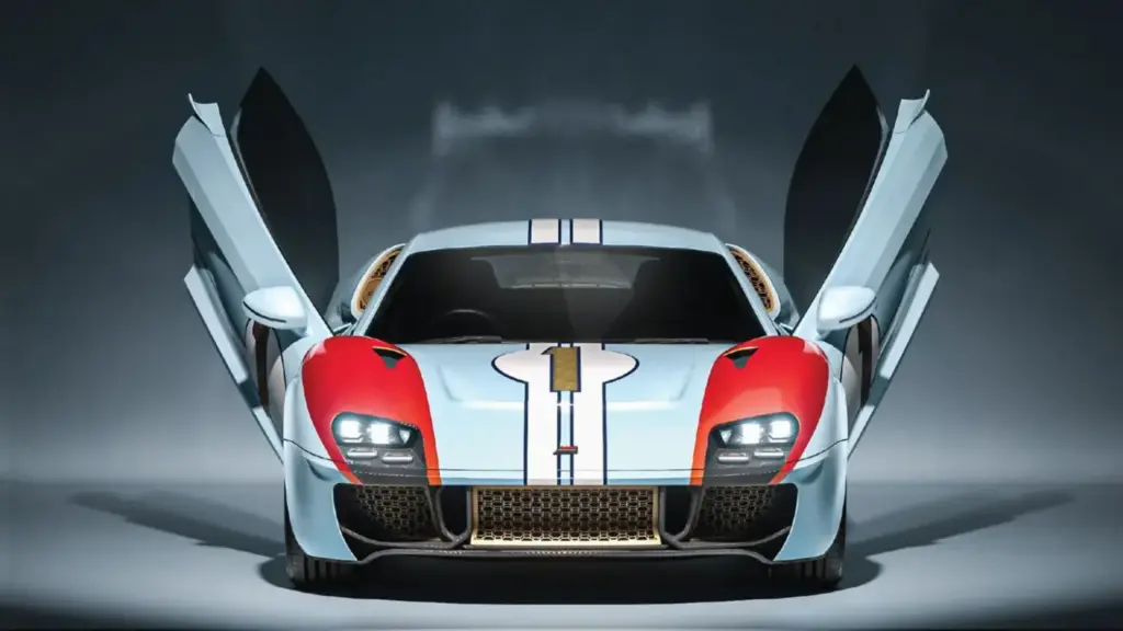 CAV revive el icónico Ford GT40 en clave modera y con genética alemana 4 Motor16 2026 CAV GT MkII. Ford GT40. Imagen frontal.