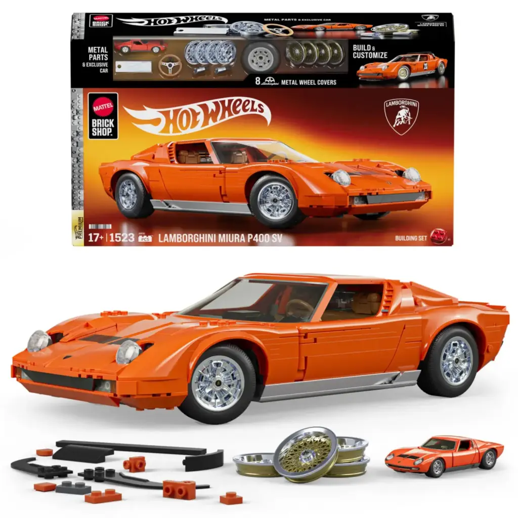 Brick Shop: Mattel vuelve a la carga con siete nuevos sets para amantes del motor 4 Motor16 2026 Mattel Brick Shop 11 Motor16