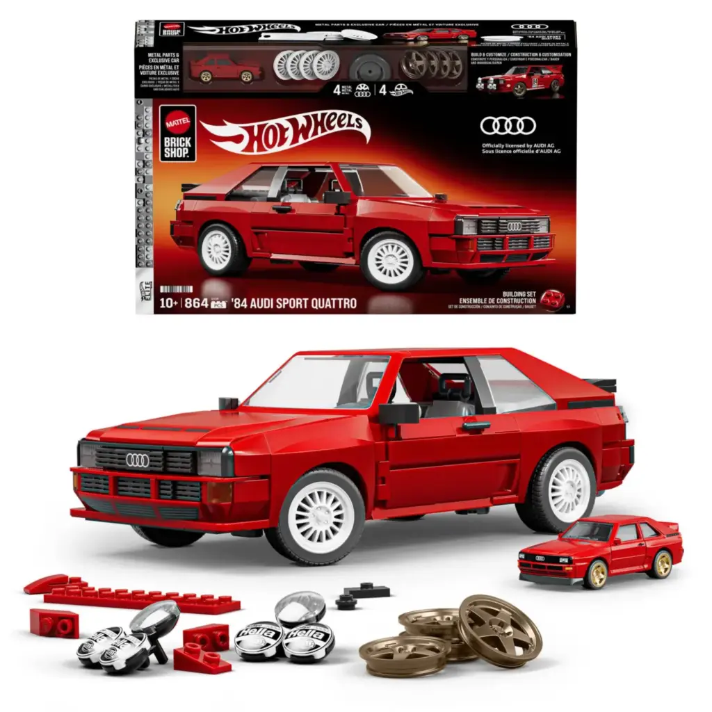 Brick Shop: Mattel vuelve a la carga con siete nuevos sets para amantes del motor 1 Motor16 2026 Mattel Brick Shop. Audi. Imagen.