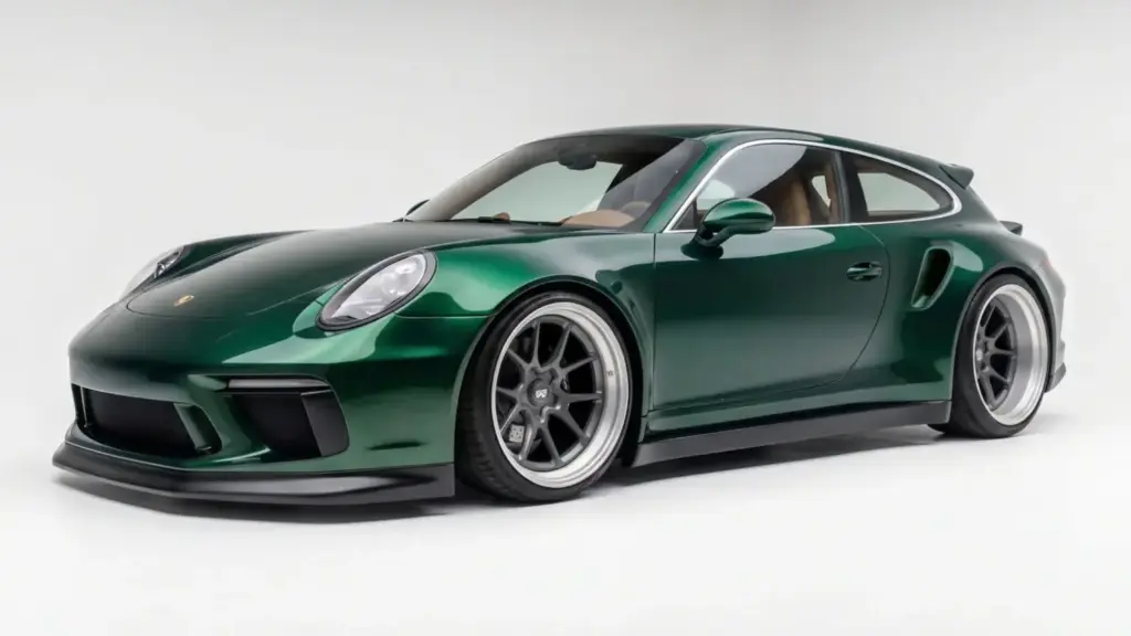 Lo que Indecent hace con los Porsche 911 es tan indecente... como caro 2 Motor16 2026 Porsche 911 Shooting Brake. Indecent. Imagen delantera.