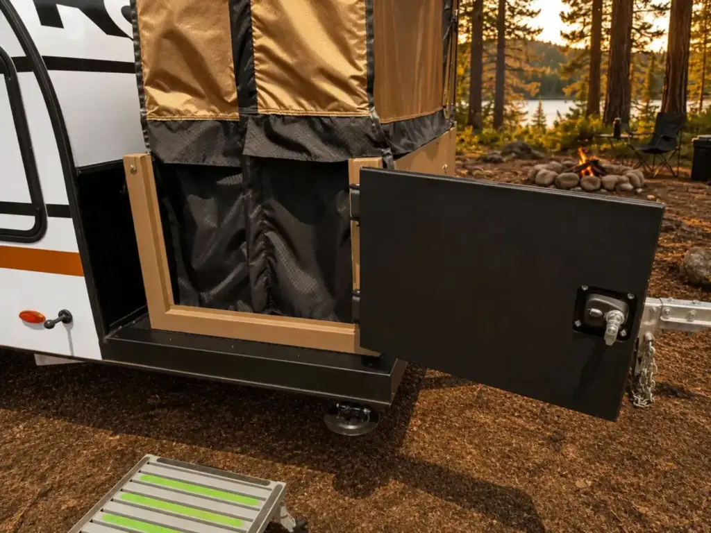 Encore RV se ha marcado una caravana compacta a la que no le falta detalle: Incluso tiene WC 10 Motor16 2026 caravana Encore RV ROG 12RK 10 Motor16