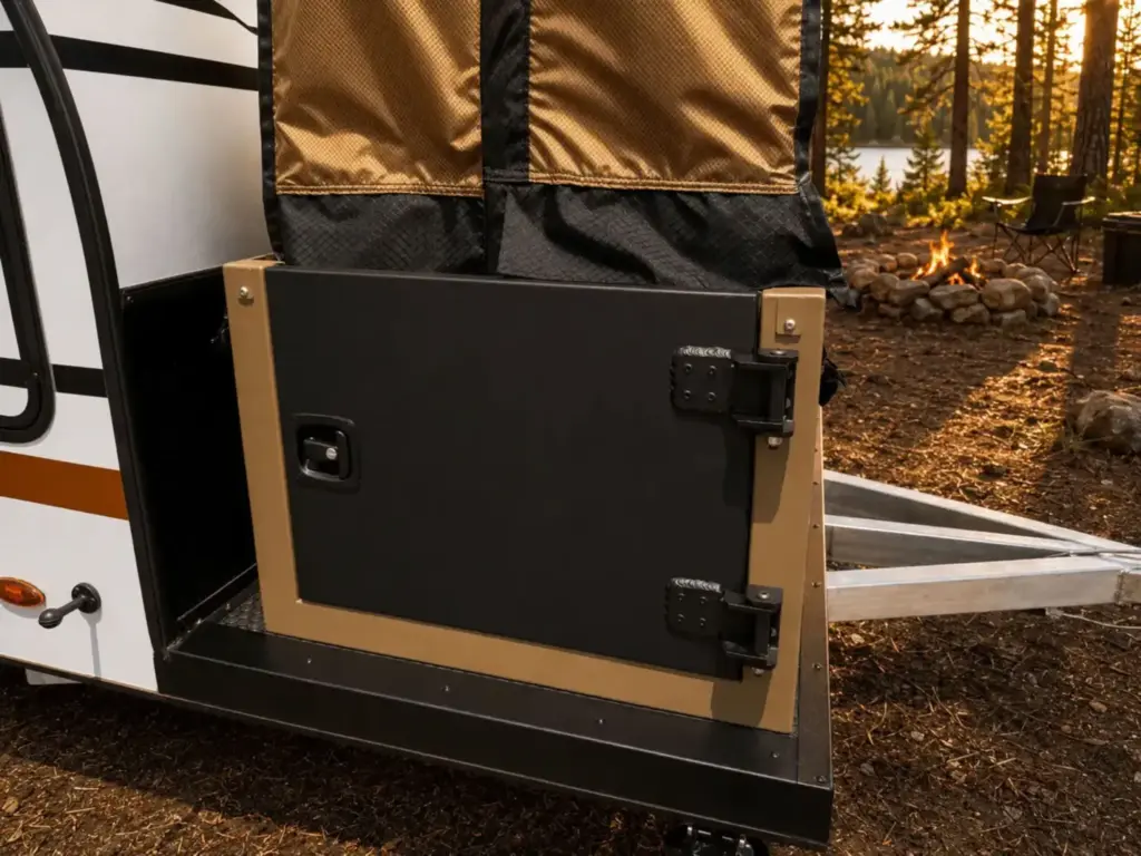Encore RV se ha marcado una caravana compacta a la que no le falta detalle: Incluso tiene WC 9 Motor16 2026 caravana Encore RV ROG 12RK 9 Motor16