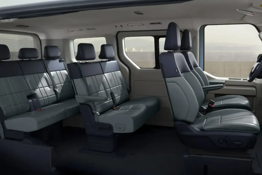 2026 Kia PV5 7 plazas. Imagen interior.